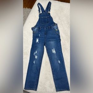 Women denim bibs